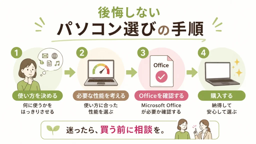 購入前に確認したい3つのチェックポイント
