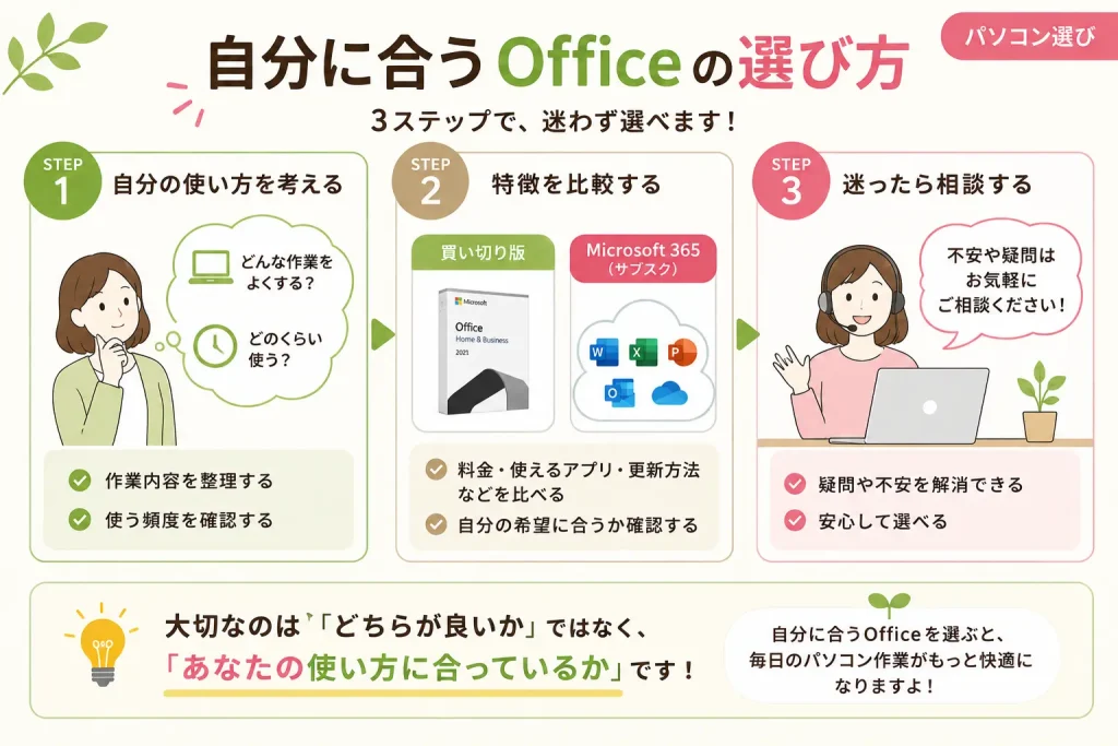 自分に合うOfficeの選び方